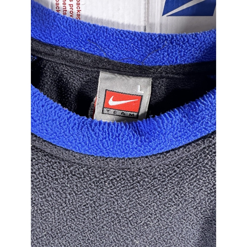 Vtg 90s Nike Florida Gators Fleece Sweatshirt Pullover Check Swoosh Logo Sz L - Picture 3 of 9
